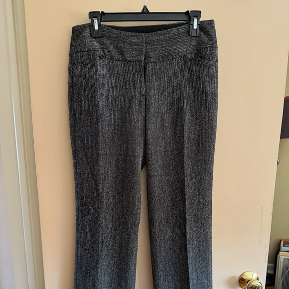 Express Size 4R Chevron Black Editor Pant - Picture 1 of 4